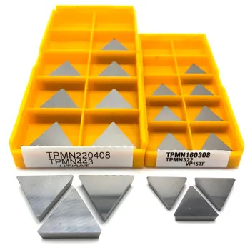 Milling sisesta TPMN160308 VP15TF TPMN220408 metalli treimine vahend TPMN 160308 freesimine treimine vahend, roostevaba terase töötlemine