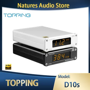 TOPPING D10s HIFI Audio Decoder MINI Digitaalne ARVUTI USB DAC XMOS XU208 ES9038Q2M PCM384KHz DSD256