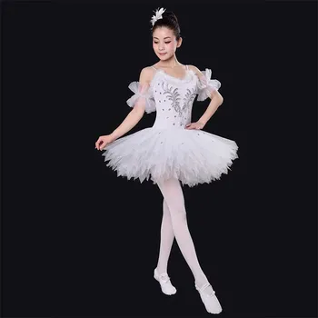 2021 Täiskasvanute ballett tantsu kleit Valge Camisole Leotard Professionaalne Täiskasvanud Luikede Järv Ballet Tutu Pähklipureja Tantsu Kostüümid