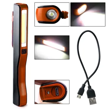 Mini COB led worklight magnet USB Laetav Pen Klamber Omanik Taskulamp Torch töökoha Kontrolli Kerge Telkimine Trekking Öö