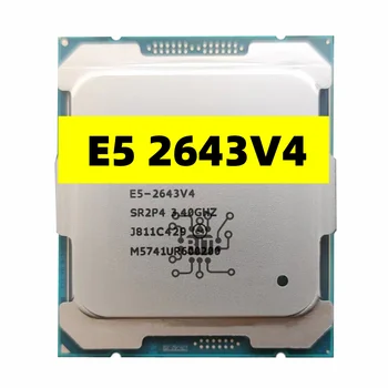 E5-2643V4 Originaal Intel Xeon E5 2643V4 3.40 GHZ, 6-Core 20MB SmartCache E5 2643 V4 FCLGA2011-3 TPD 135W Tasuta Shipping