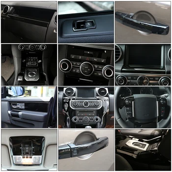 Eest Land Rover Discovery 4 LR4 2010-2016 Car styling Must Auto Sisekujundus, Välisilme Sobiks paneeli Katta Sisekujundus Kleebis Auto Tarvikud