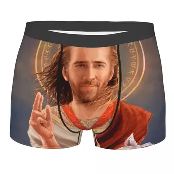 Lahe Saint Nicolas Cage Poksijad Lühikesed Püksid, Aluspüksid Mees Venitada Naljakas Meem Püksikud Aluspesu