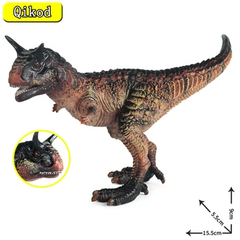 Uus Suur Suurus Laste Simulatsiooni Dinosaurus Loomade Mudel Mänguasjad Arvandmed Tahke Carnotaurus Kognitiivse Haridus Mänguasi Lastele Poiss Kingitused
