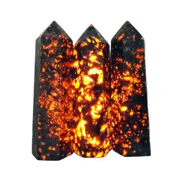 5A+ Natural Stone Yooperlite Kristallid tower Võimas Chakra Energia Wicca Crystal ja Kivi võlukepp Tervendav Vaimne Nõidus