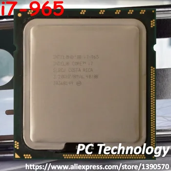 Algne Intel Core i7-965 Protsessor Extreme Edition I7 965 3.20 GHZ, 4-Core 8M Vahemälu LGA1366 PROTSESSOR 130W tasuta shipping