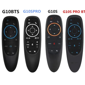 G10S Pro BT Õhu Hiirt, 2.4 G Traadita Güroskoop Smart Kaugjuhtimispult Häält, IR-Õppe Android TV Box H96 MAX X88 PRO X9