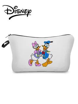 Disney Donald Duck Kosmeetika-Kotid Hot Müük Cartoon Meik Kott Kõrge Kvaliteedi Mood Eco Korduvkasutatavad Ladustamise Kott Tüdruk Päris Kommi Kott