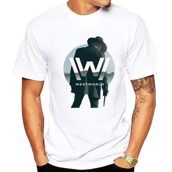 Uus Kuum Müügiks Meeste T-Särk Filmi Westworld Graafiline Print Meeste T-Särk Suvel Harajuku Lühikese Varrukaga Särk, Hip-Hop Tops Streetwear