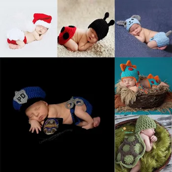 16 Tüüpi Heegelda Vastsündinud Fotograafia Rekvisiidid Foto Baby Kostüüm Silmkoelised Armas Beebi Riided, Poiste ja Tüdrukute Riided