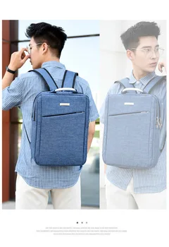Meeste mood vabaaja sülearvuti kott üliõpilane paar seljakott splash proof Oxford riie seljakott backpack