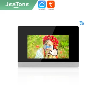 Jeatone Tuya smart 7 tolline WIFI Video intercom maja jälgida ukse telefon,pult,multi-keeles,signalisatsioon siseruumides