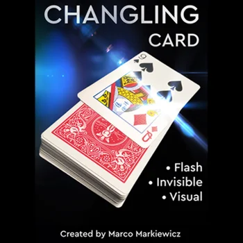 CHANGLING PUNANE KAART, mille on esitanud Marco Markiewicz-Kaardi Magic ja Trikk Tekid Trikk Algaja Close Up Esineja Street Illusioonid Rekvisiidid