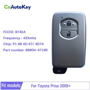 CN007169 B74EA Toyota Prius 2009+ Smart Remote Auto Võtme P1 98 4D-67 Kiip 433MHz F433 89904-47190 Võtmeta avamis-ja käivutussüsteem Järelturul