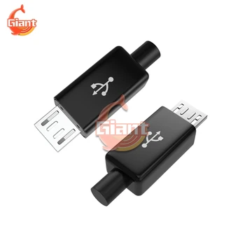 Micro-USB Type B Male Plug Connector Micro-USB-Remont, Asendamine Adapter DIY 4 Pin DIY Kuupäev OTG Kaabel Liini Mees Converter
