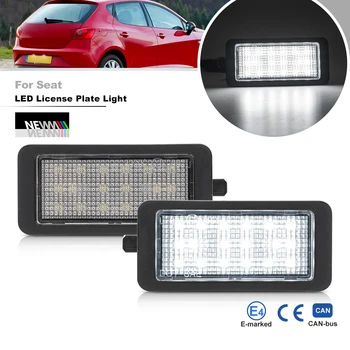 Näiteks Seat Ibiza IV 6J/6P, Luukpära 2009-2016 Canbus LED-numbrimärk Valgus Ei Vea Tagumine Silt Lamp Registreerimise Parkimine Valgustus