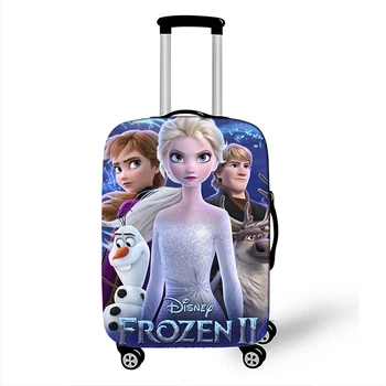 Disney Cartoon Uus Külmutatud Elsa Anna Pagasi Kate Elastne Kohver Kaitsva Katte Travel Bag Anti-Tolmu Kate