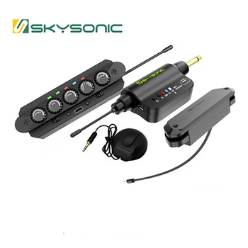 Skysonic WR2 Traadita Pluss Vibratsioon Pikap Folk Akustiline Kitarr Vaba Auk Bluetooth Plus Šokk Võimendi Heli Auk Maastur