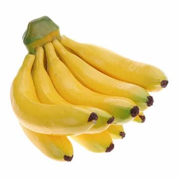Decor Võltsitud Banaan Prop Pool Kollane Vaht Kodu Tabel Tõetruu Banaan Hunnik Vahtu Võltsitud Banaan Kollane Kõrge Kvaliteediga puu-Simulatsioon