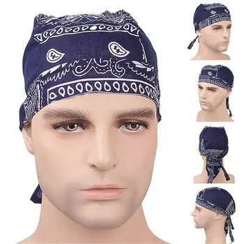Väljas Sport Kiire Kuiv Vähk Keemia Müts Elastne MuslimTurban Piraat Müts Headscarf Sall Juuste Kork