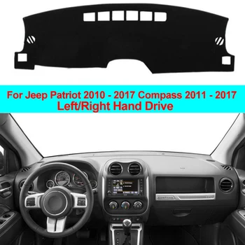 Auto Armatuurlaua Katmiseks Kriips Matt Jeep Patriot 2010 - 2011 2012 2013 - 2017 Kompass 2011 - 2014 2015 2016 2017 Dashmat Päikese Vari