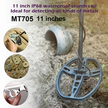 Metallidetektor Search Coil Avastada Rullid jaoks MT705 IP68 Veekindel Search Coil 18.75 KHZ metallidetektor Tarvikud