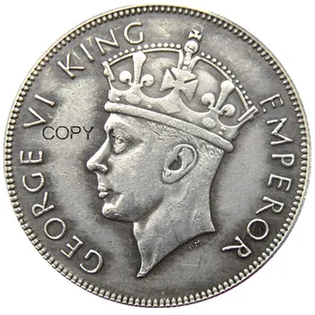 UK 1937 Poole Kroon - George VI Pinnatud Hõbe Müntide Koopiad