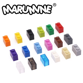 MARUMINE 200PCS/Palju 1x2 Dots Cube KES Tellised 3004 Õppe alustalad, Tarvikud, Osad DIY Ühilduv Kõigi Peamiste Kaubamärkide