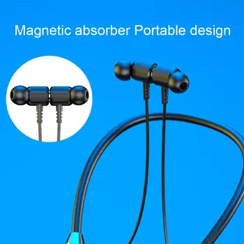Magnet Kõrvaklapid 5.0 Bluetooth Juhtmeta Kõrvaklapid Kaelus Handfree Earbuds Veekindel Peakomplekt Mic TWS Kaela