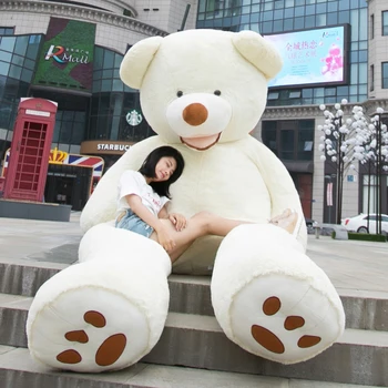 Teddy Karu Suur-Ameerika Hiiglane Karu Nahka Teddy Bear Mantel Hea Kvaliteediga Factary Hind Pehmed Mänguasjad Tüdrukutele
