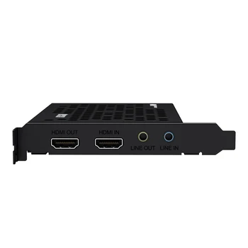 Ezcap 324 Live Streaming RAW-4K 30fps Rekord PCI-E X1, HDMI Video Capture Kaart PS4 PS5 XBOX PC Mäng Videokaamera, Kaamera Line