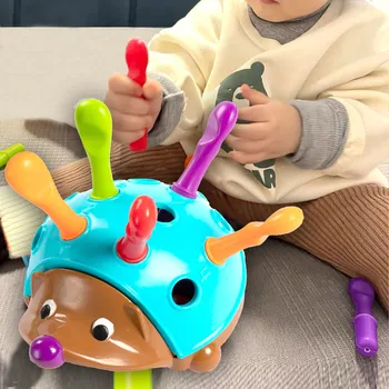 Siil Beebi Hariduslik Mänguasi Montessori Mänguasjad Koolitus Keskendus Laste peenmotoorikat Käe-Silma koostöö Võitluses Sisestatud