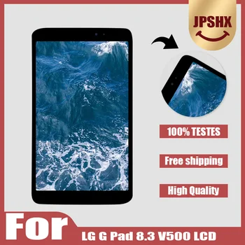 100% Uus LG G Pad 8.3 V500 LCD Ekraan Puutetundlik Digitizer jaoks LG V500 Tablett LCD Ekraan Assamblee