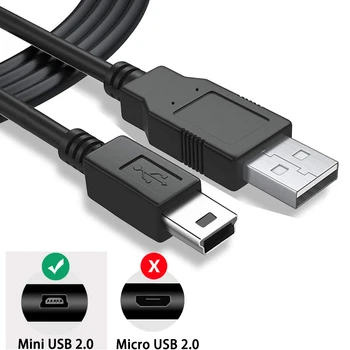 Mini USB 2.0 Kaabel Mini 5Pin USB-USB-Kiire Andmete Laadija Kaablid MP3-MP4-Player Car DVR GPS ja Digitaalne Kaamera, HD Smart TV1/1.5 m
