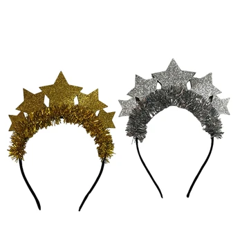 X4YC Glitter Tähed Peapaelad Jõulud Kard Juuksed Ansamblid Loominguline Uue Aasta Pidu Prop