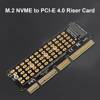 M2 SSD PCIE Adapter NVME PCI-E 4.0 X4 Ärkaja Kaart PCI-Express X4/X8/X16 Toetus M Sisestage Adapter 32Gbps Lauaarvuti Extender