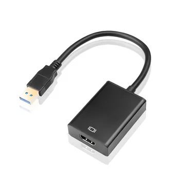HD-Port USB 3.0 HDMI-ühilduv Audio-Video Adapter Converter Kaabel 1080P 60HZ HD High Speed 5 Gbps Windows 7/8/10 TK