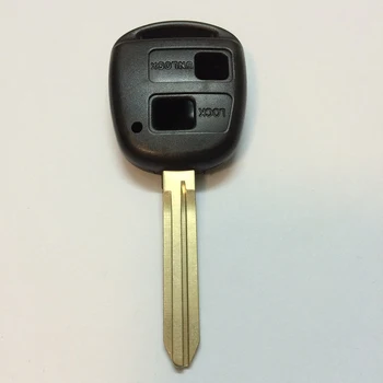 Uus Asendamine 2 Button Remote Key Shell Toyota Prado Tarago Camry Corolla Rav4 Avensis Echo TOY43 Tera