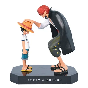 Luffy One Piece Shunks PVC Tegevus Arvandmed Mänguasi 18cm One Piece Anime Monkey D. Luffy Figuriin Mänguasjad Nukk