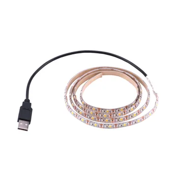 USB LED Kleepuv Valgus DC 5V 2835 60L/M, Veekindel, IP65 Paindlik Ribad Ruban Lindi 1 m 2 M) 3M 4M 5M TV laualamp 5 Volt