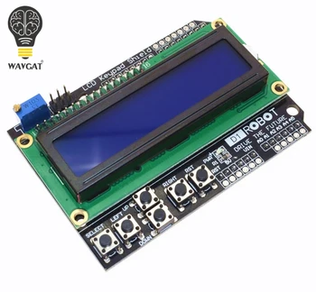 1TK LCD Klaviatuur Kilp LCD1602 LCD 1602 Moodul Ekraan Arduino ATMEGA328 ATMEGA2560 vaarika pi UNO sinine ekraan