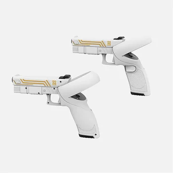 1 Paar Püstol Mäng VR Käepide Kit Virtuaalne Shooting Mäng Töötleja Reaalne Pihuarvutite Relva Hoie Seatud Quest 2