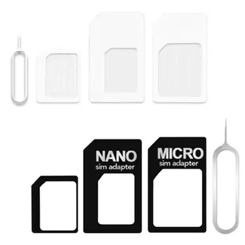 4 1 Teisendada Nano SIM Kaart Micro Standard Adapter iphone samsung 4G LTE USB Traadita Ruuter（Märkused värv）