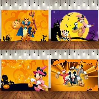 Disney Miki Hiir Halloween Pool Taust Foto Lossi Pvt Kuu Vinüül Lapiga Baby Shower Pool Tausta Photowall