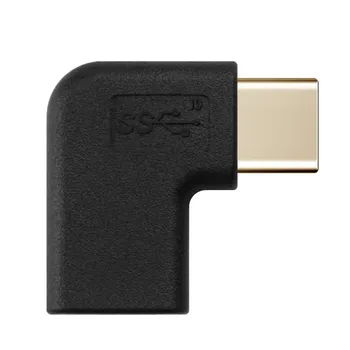 LBSC 90 Kraadi Paremale & Vasakule Kaldu USB-C USB 3.1 C-Tüüpi Meeste ja Naiste Laiendamine Laadimine & Sync Data Adapter