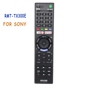 （5tk）Uus RMT-TX300E kaugel Sony RMTTX300E LED LCD Bravia Smart TV KDL-43WE750 KDL-43WE753 4K HDR Ultra HD Android TV
