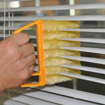 Kaasaskantav Microfiber Aknas puhastushari Konditsioneer Duster cleaner pestav veneetsia pime tera lapiga