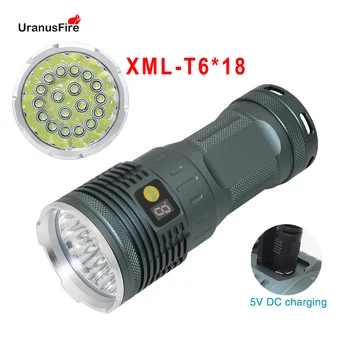 Portable LED Taskulamp 16000 Luumenit 18*T6 LED Taskulamp Kerge Taktikaline Taskulamp 3 Transpordiliikide Võimas Linterna Lambi Valgust 4*18650