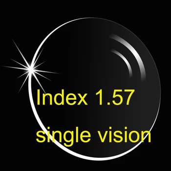Indeks 1.57 ühtse visiooni lens anti-reflective ja anti-scratch / Retsepti objektiiv / 1.57 HMC sioonist