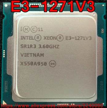 Algne PROTSESSOR Intel Xeon E3-1271V3 Protsessor 3.60 GHz 8M 80W Quad-Core E3 1271V3 LGA1150 tasuta kohaletoimetamine E3-1271 V3 E3 1271 V3